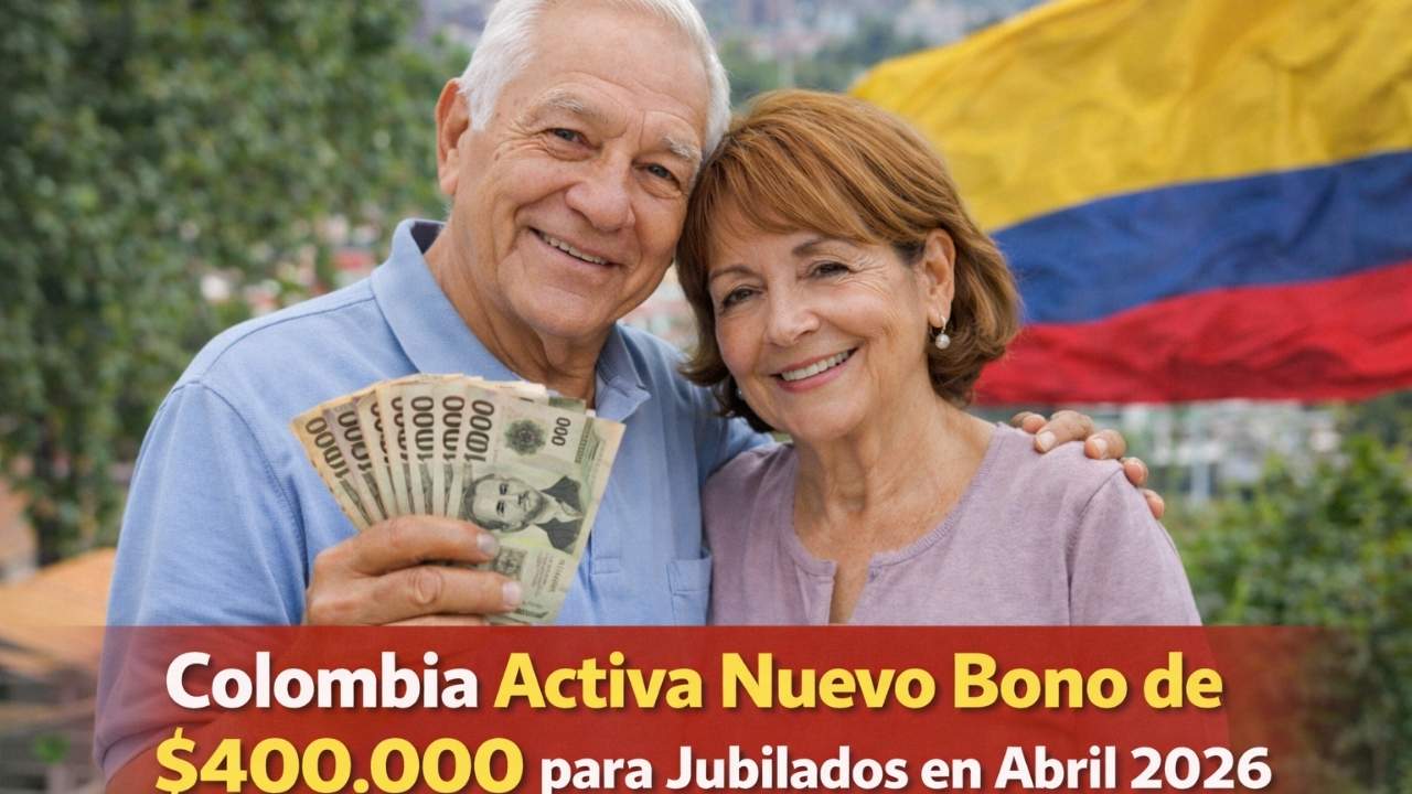 Colombia Activa Nuevo Bono de $400.000 para Jubilados en Abril 2026: Fechas y Requisitos