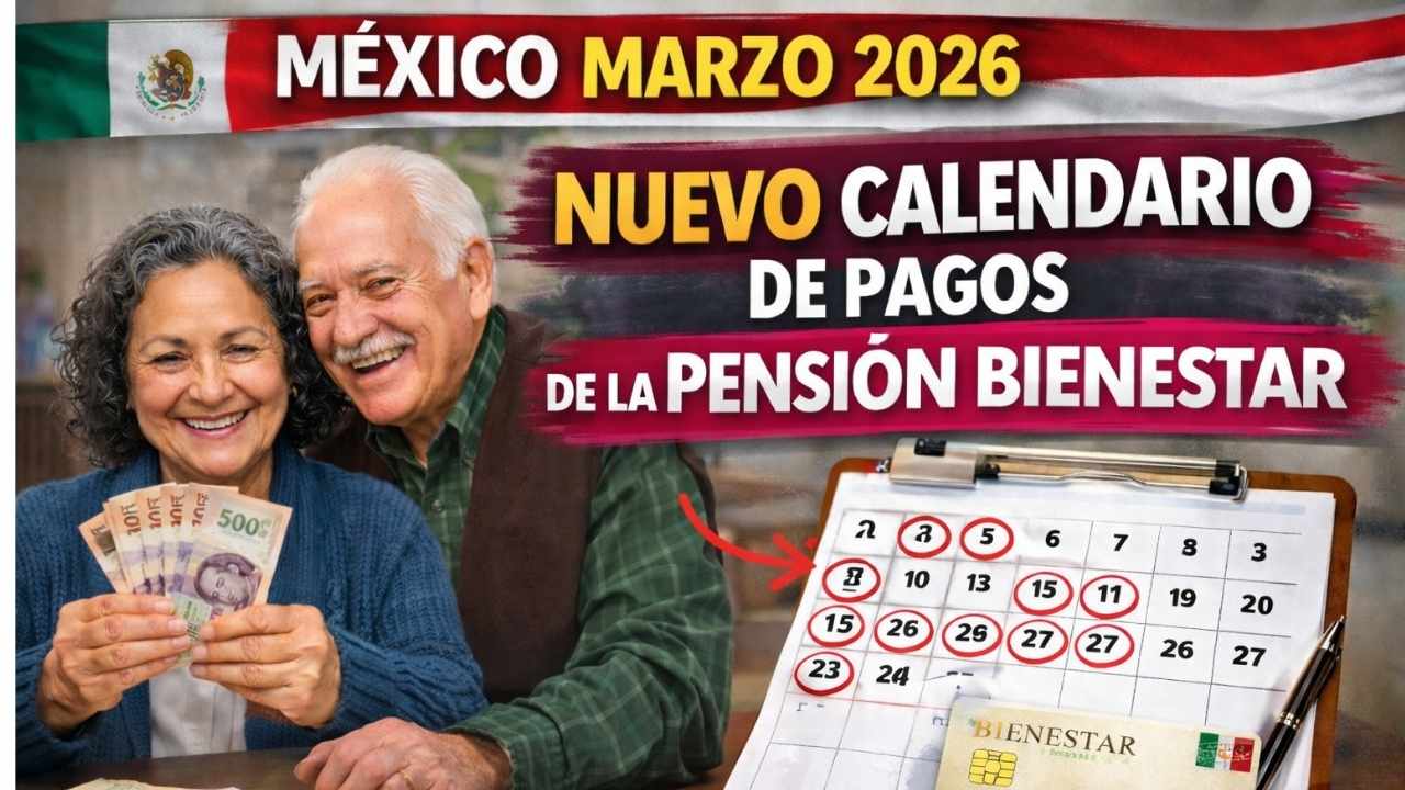 México Marzo 2026: Nuevo Calendario de Pagos de la Pensión Bienestar, Montos y Requisitos Actualizados